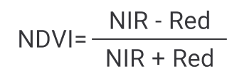 فرمول محاسبه NDVI